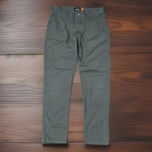 Howler Bros ATX Work Pants Mens 32x32 Green Stretch Chino Pants